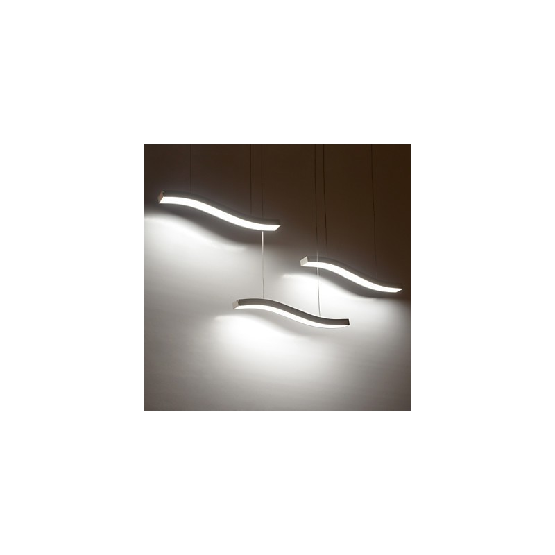 Wavy Design Fashion Simple Acrylic Pendant Light