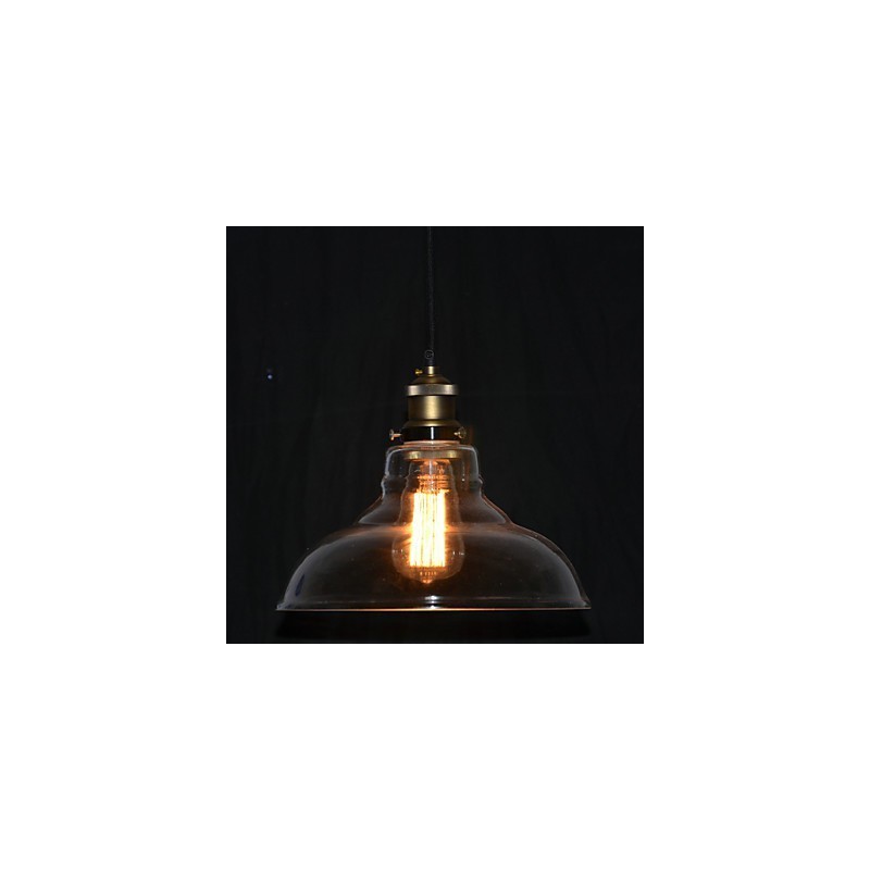 Traditional Classic Vintage Bowl Mini Style Painting Pendant Light