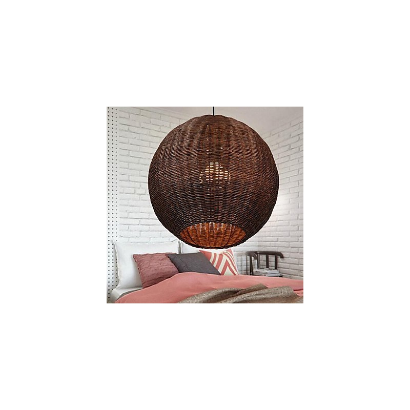 Modern Contemporary Lantern Country Globe Metal Pendant Light