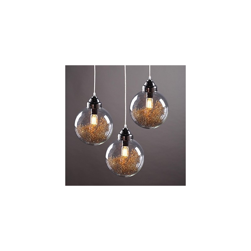 Modern Contemporary Traditional Classic Vintage Lantern Country Nickel Glass Pendant Light Dining