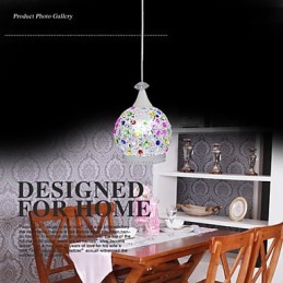 Style Pendant Light Crystal Contracted Modern Lamps
