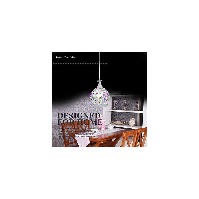 Style Pendant Light Crystal Contracted Modern Lamps