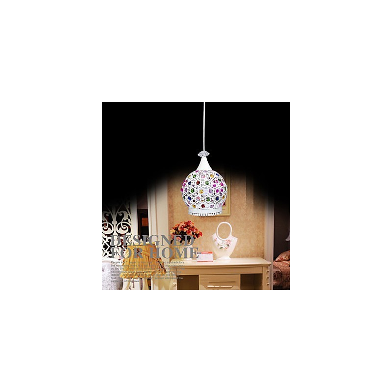 Style Pendant Light Crystal Contracted Modern Lamps