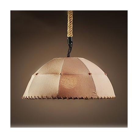 Contracted Nordic Vintage Linens Hemp Rope American Country Droplight Lamp