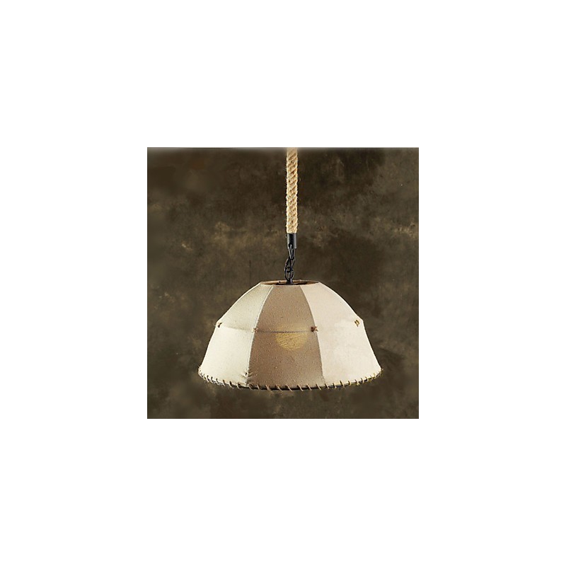 Contracted Nordic Vintage Linens Hemp Rope American Country Droplight Lamp