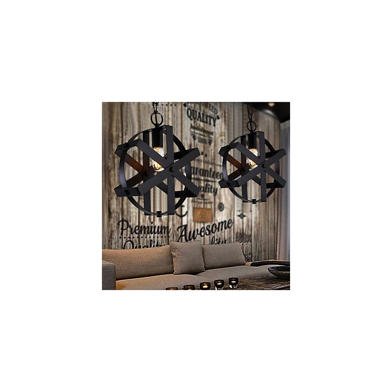 Vintage Style Industrial Round Pendant Light Loft Home Furnishing decorative Chandelier