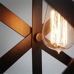 Vintage Style Industrial Round Pendant Light Loft Home Furnishing decorative Chandelier