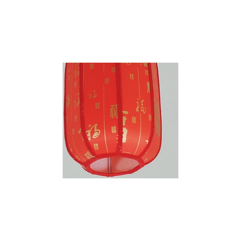 Archaize Sheepskin Red Lanterns Porch Droplight Lamp Light