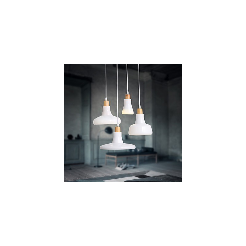 Creative Characteristic 4 Light Pendant with Iron Shade