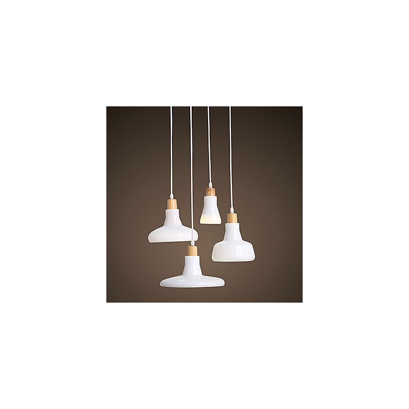 Creative Characteristic 4 Light Pendant with Iron Shade