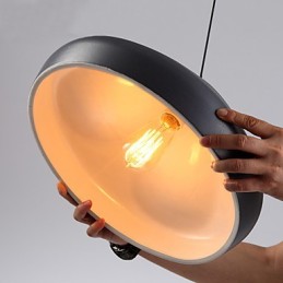 Vintage Retro Mini Style Painting Metal Pendant Light