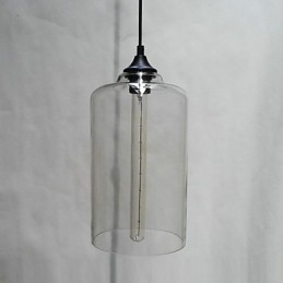 Bottle Design Pendant 1 Light Concise Iron Painting