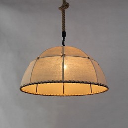 35CM Loft Industrial Wind Straightforward Linen American Country Creative Arts Droplight Lamp