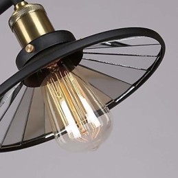 Vintage Country Mini Style Painting Metal Chandelier