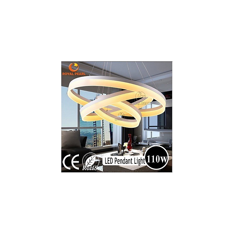 Hot Sale White Color Acrylic Modern Hanging Light 130W