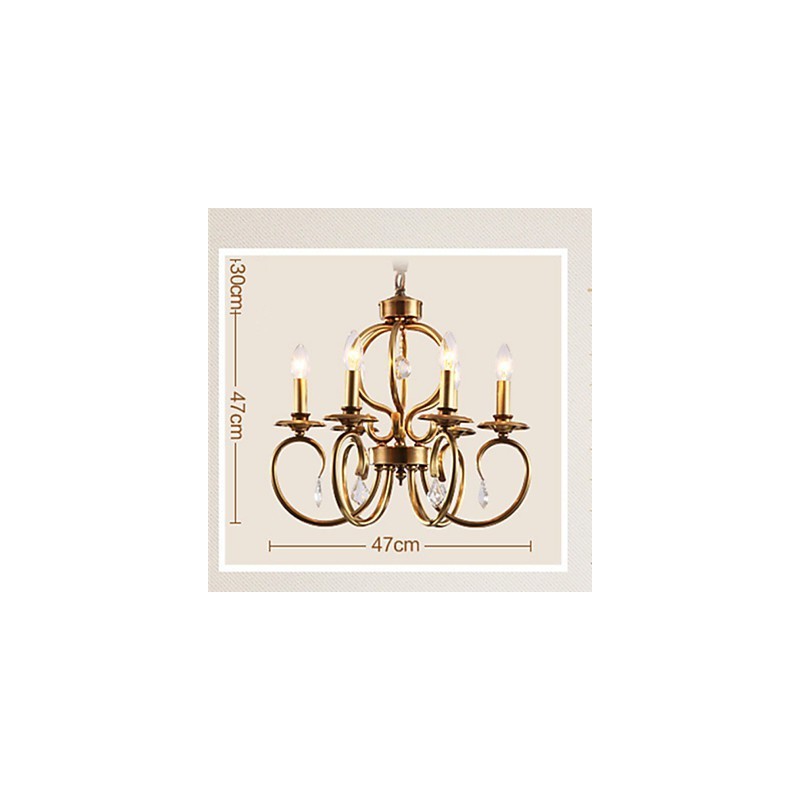 Chandelier Pendant Light Mini Style Traditional Classic Metal