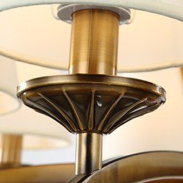 Rustic Lodge Vintage Mini Style Electroplated Metal Chandelier