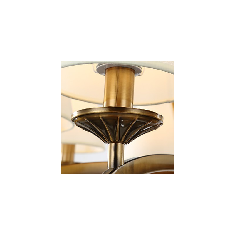 Rustic Lodge Vintage Mini Style Electroplated Metal Chandelier