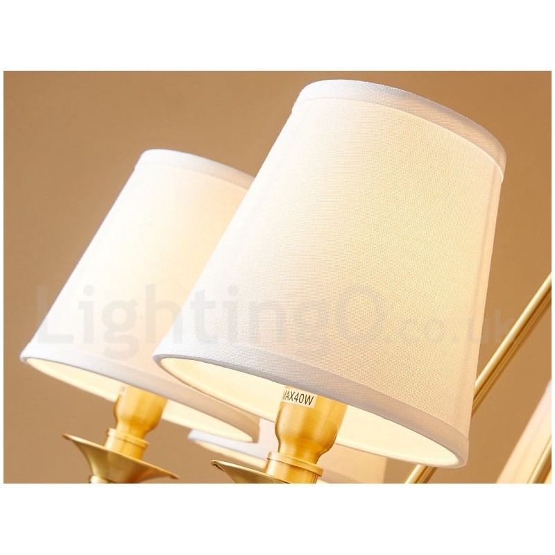 Pure Brass Round Chandelier Pendant Light Traditional Classic