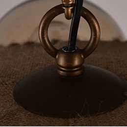 Country Painting Metal Chandelier Pendant LightBedroom