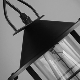 Vintage Country Painting Metal Pendant Light Garage