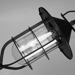 Vintage Country Painting Metal Pendant Light Garage