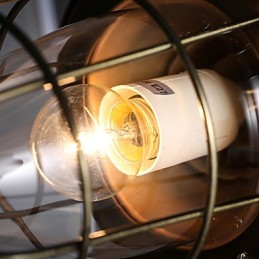 Retro Mini Style Electroplated Metal Pendant Light