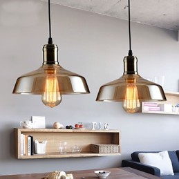Retro Lighting Glass Pendant Light