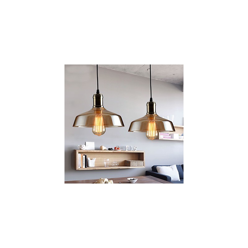 Retro Lighting Glass Pendant Light