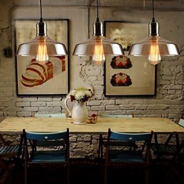 Retro Lighting Glass Pendant Light