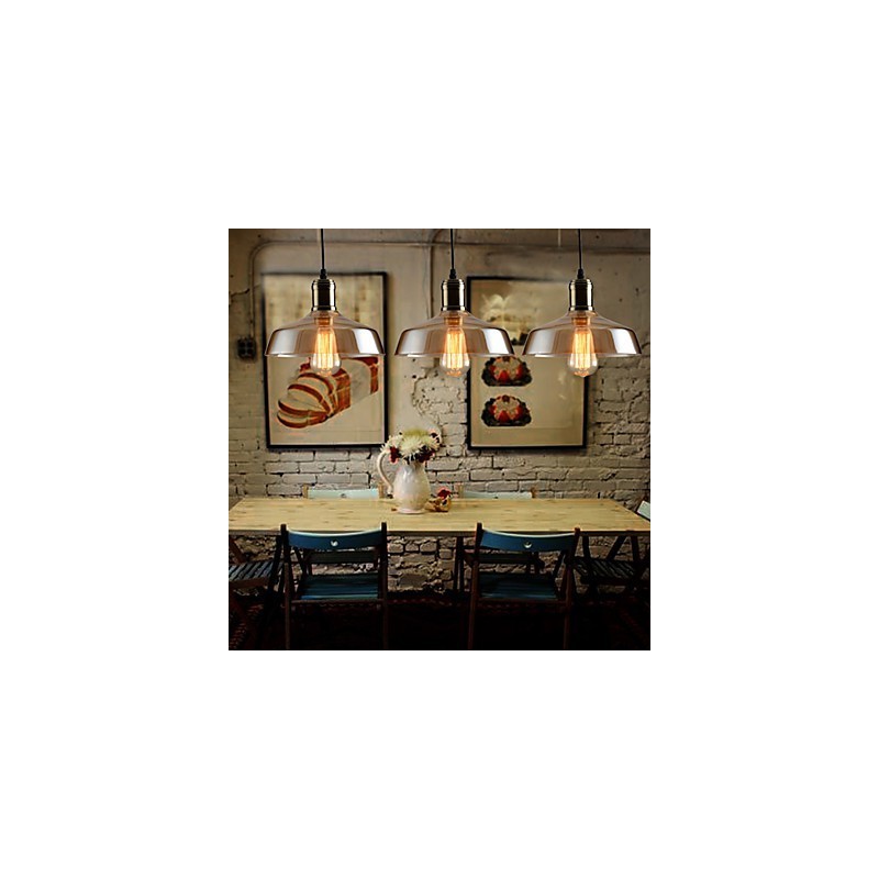Retro Lighting Glass Pendant Light