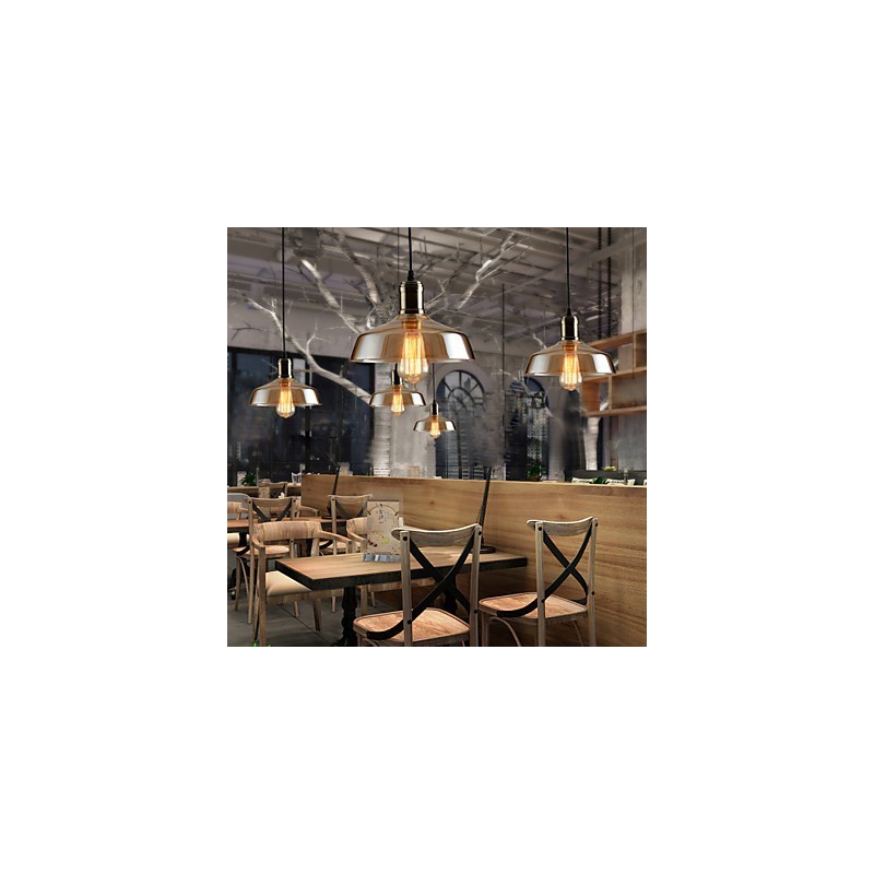 Retro Lighting Glass Pendant Light