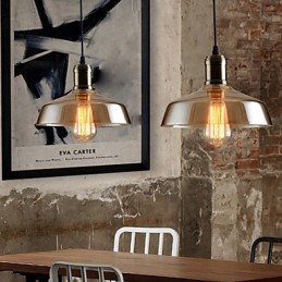 Retro Lighting Glass Pendant Light