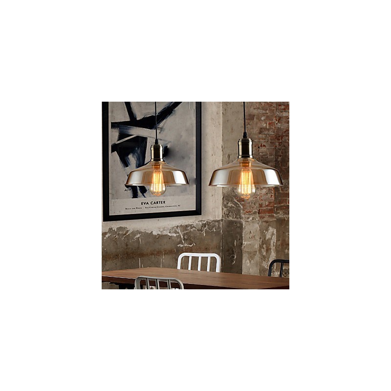 Retro Lighting Glass Pendant Light