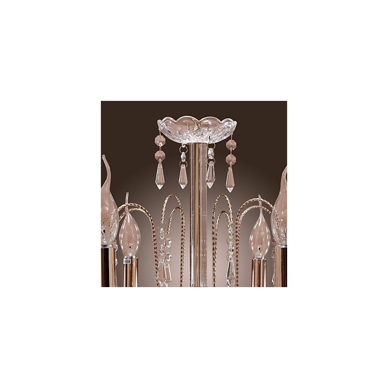 Elegant Crystal Chandelier with 9 Lights