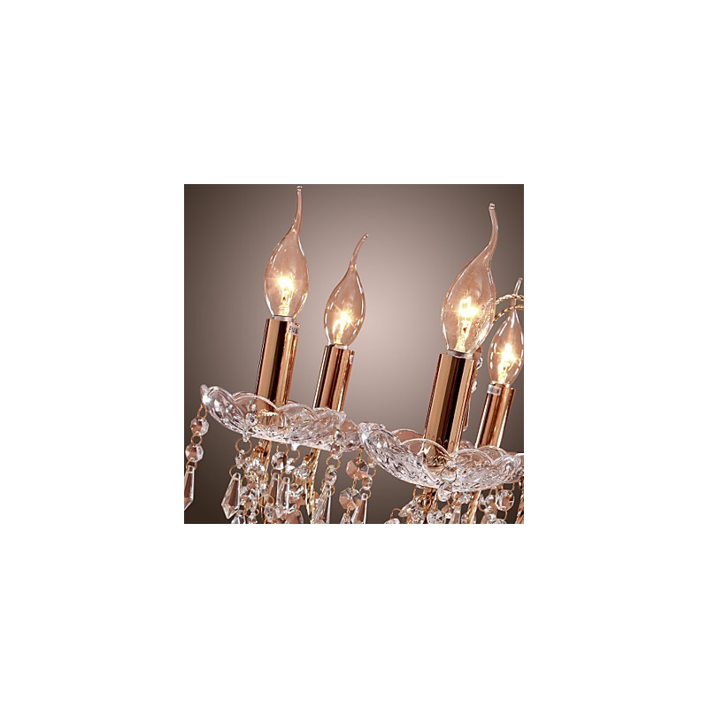 Elegant Crystal Chandelier with 9 Lights