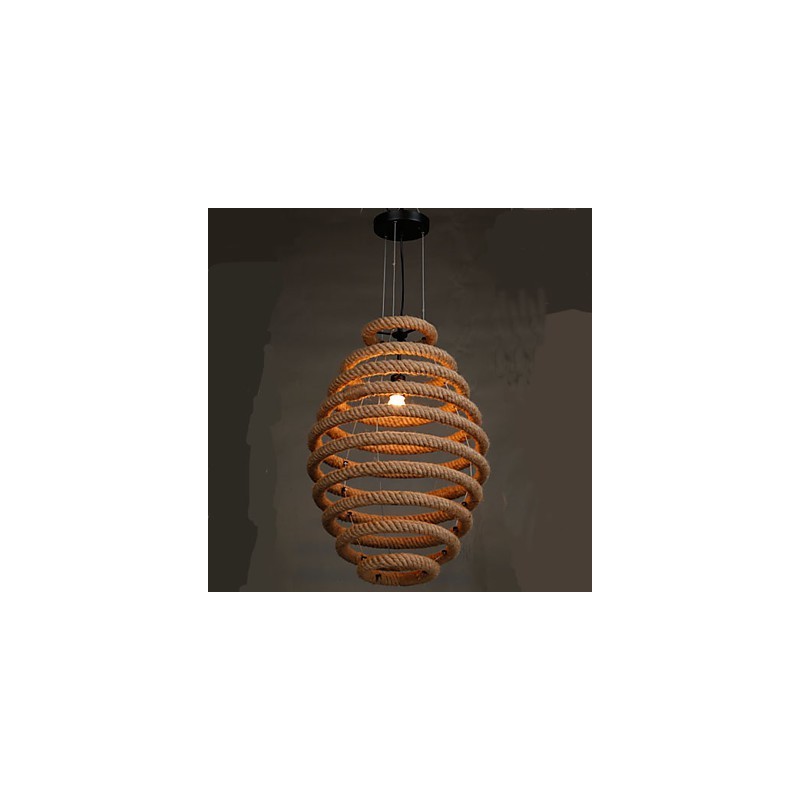 American Country Hemp Honeycomb Chandelier