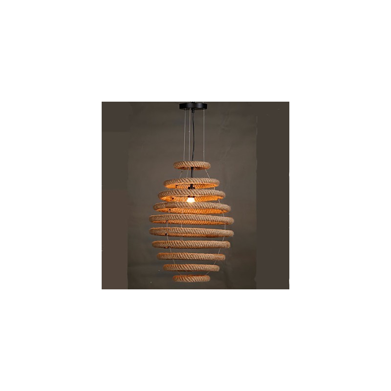 American Country Hemp Honeycomb Chandelier