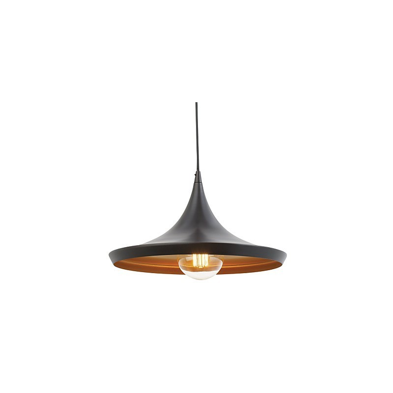 Pendant Light Retro Vintage Tom Dixon Design Black Painting Pendant Light Lights