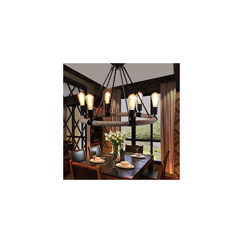 Chandelier Pendant Light Mini Style Rustic Lodge Metal