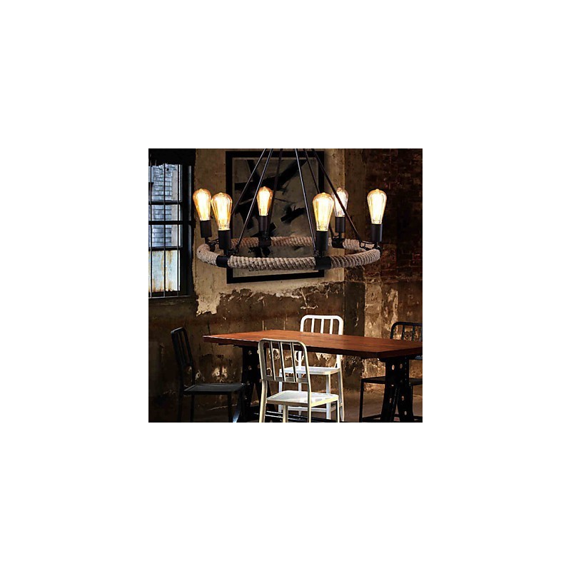 Chandelier Pendant Light Mini Style Rustic Lodge Metal