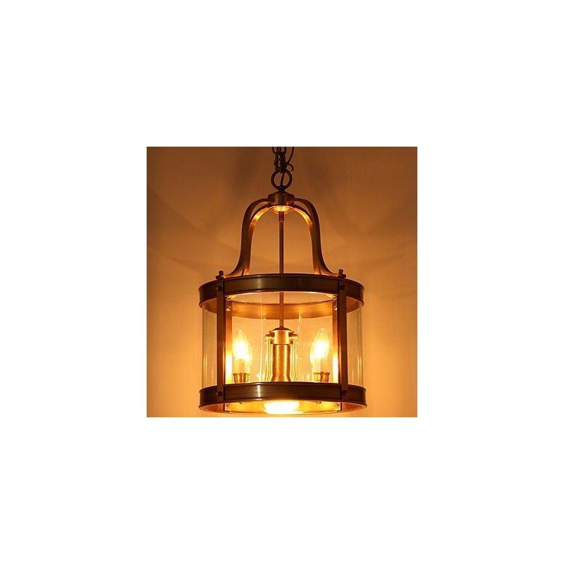 Pendant Lights Crystal Mini Style Traditional Classic Metal