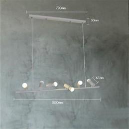 Vintage Retro Mini Style Painting Metal Pendant Light