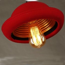 Hat Pendant Cafe Design Black Chandelier