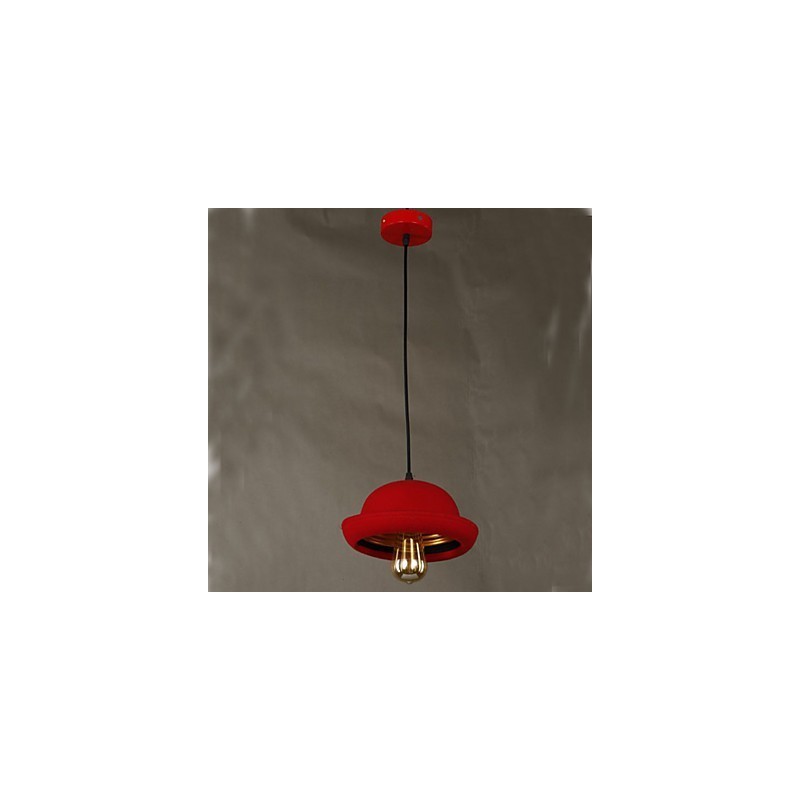 Hat Pendant Cafe Design Black Chandelier