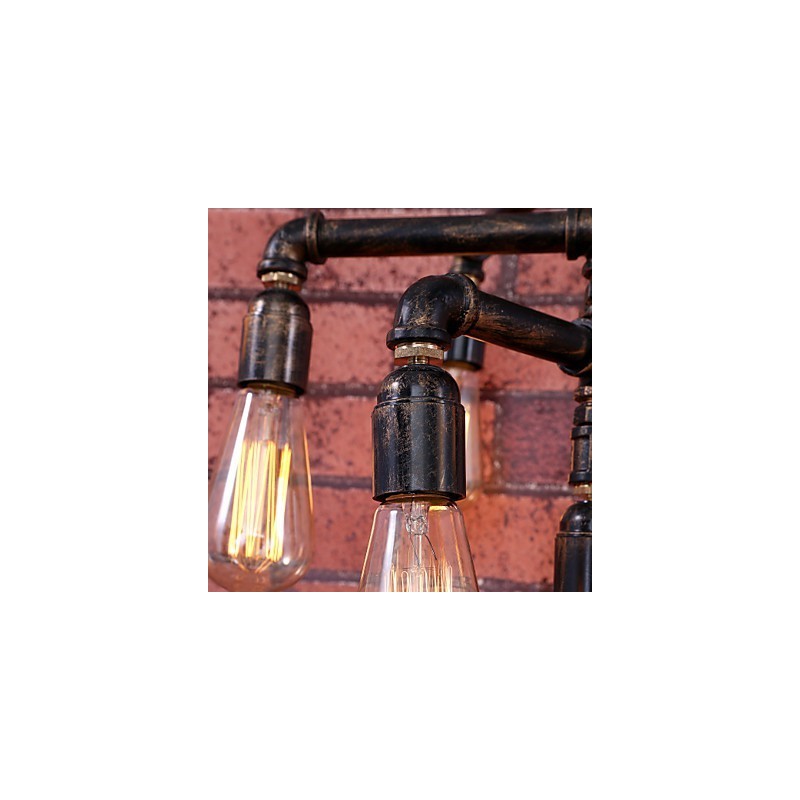 Vintage Painting Metal Flush Mount