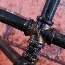 Vintage Painting Metal Flush Mount