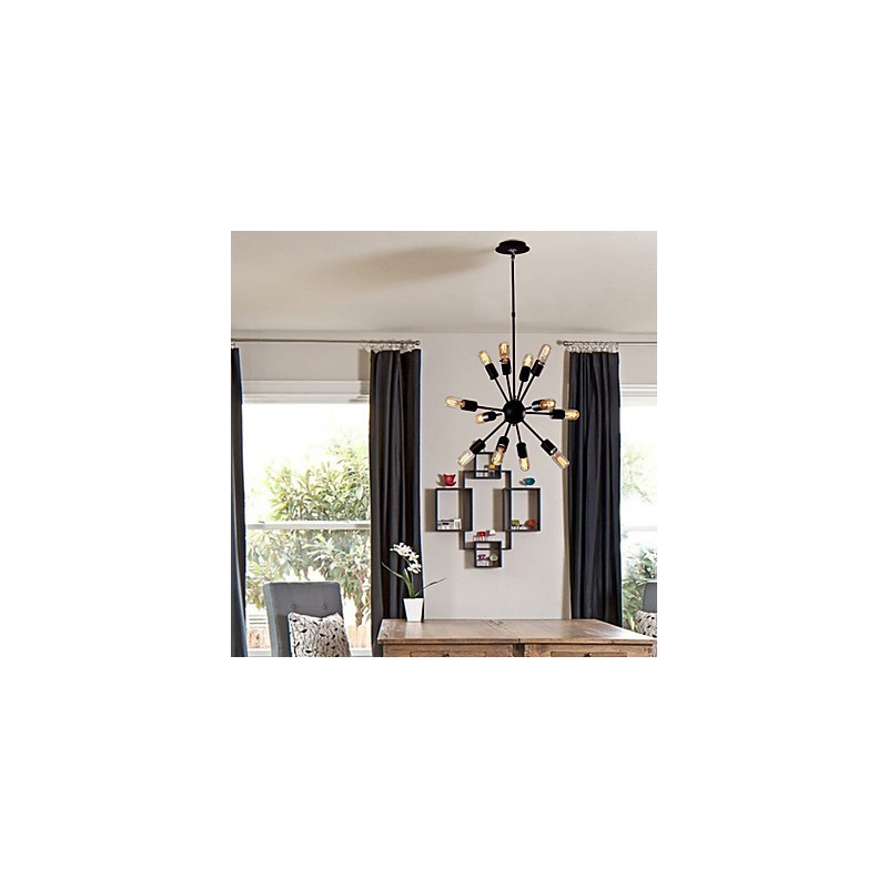 Avant Garde Iron Chandelier with 12 Lights
