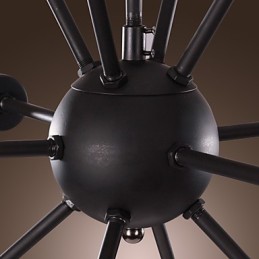 Avant Garde Iron Chandelier with 12 Lights