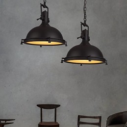 Industrial Single Pendant Lamp Decorate Loft Style Vintage Metal Drop Light